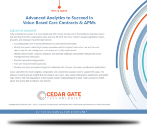 CGT White Paper - VBCA Analytics-cover